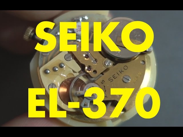 SEIKO EL-370 (3703) - How Does It Work?