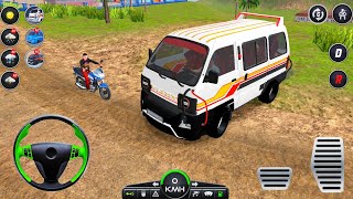 Van Driving Simulator Games - Real Mini Coach Bus Realistic Offroad Driving Games - Android GamePlay
