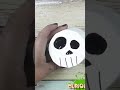 Dulcero de calavera de cartón