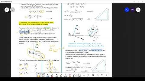 #6 AC VOLTAGE APPLIED TO A SERIES LCR CIRCUIT