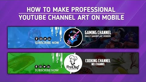 How to Create YouTube Channel Art on Mobile // Make YouTube Banner Tamil - Tech Tips Tamil