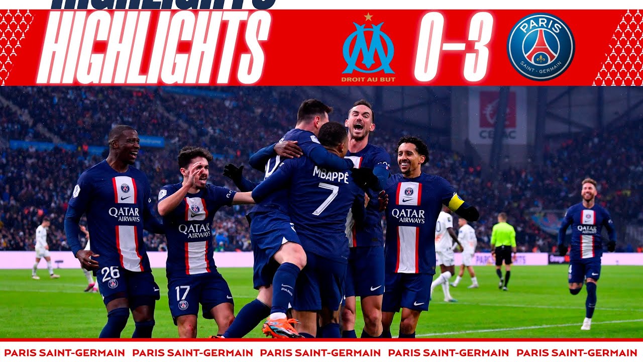 ⁣HIGHLIGHTS | MARSEILLE 0-3 PSG I MBAPPÉ & MESSI ⚽️