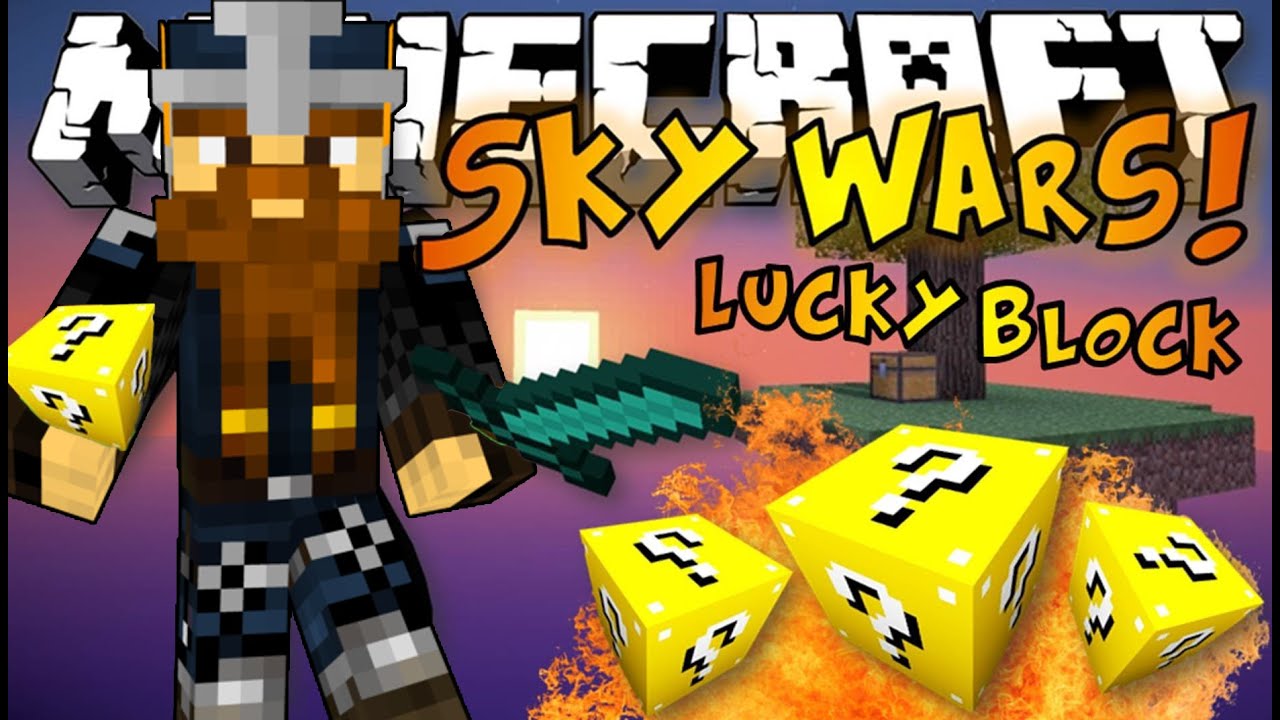 Minecraft - Lucky Block SkyWars - Un minigioco FANTAVOLOSO ! - #1