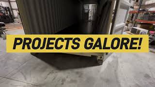 PROJECTS GALORE! AND WAY MORE ON THE WAY! FOLLOW ALONG #shippingcontainer #tinyhome by Simple Shipping Containers  356 views 2 months ago 3 minutes, 12 seconds