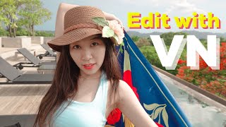 สอนตัดต่อวิดีโอง่ายๆ ผ่าน App VN Video editor Free | Video Editing Tutorial | VN剪辑教程