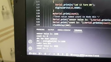 Turn ON/OFF led using semaphore
