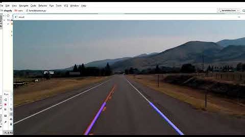 #Python #OpenCv #LaneDetection