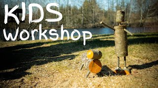 Kids Workshop I How To Make A Stick Man And A Dog