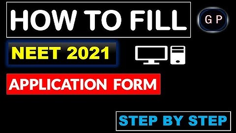 how to fill NEET 2021 Application Form Step by Step registration process in Hindi .Upload Documents.