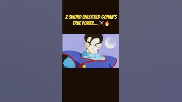 The Z Sword Unlocked Gohan’s True Power… and It’s Insane! ⚔️🔥 #gohan #goku #dbz #anime #dragonball
