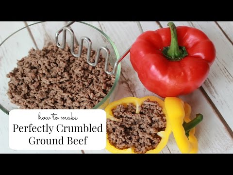 Kitchen Hack! Perfectly Crumbled Ground Beef!