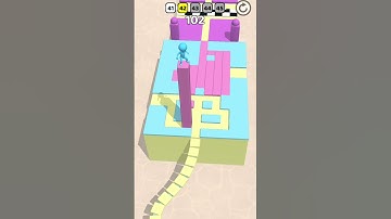 Stacky Dash - Gameplay Walkthrough  Levels 42 (Android, iOS) #walkthrough #androidgames #iosgames
