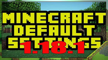 Default Options Mod 1.18.1 & How To Download and Install for Minecraft