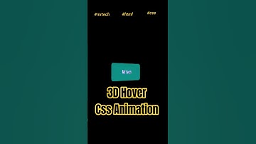 ✨How to Create a 3D Rotating Glow Button using HTML & CSS ✨ #coding #shorts