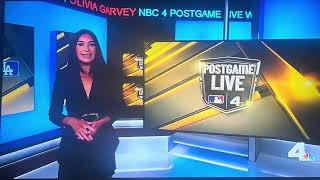 KNBC NBC 4 “Postgame Live” open July 5, 2026