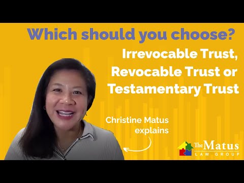 Video: Este încrederea testamentară irevocabilă?