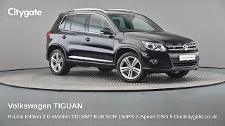 Volkswagen TIGUAN - R-Line Edition 2.0 4Motion TDI BMT EU6 SCR 150PS 7-Speed DSG 5 Door - Citygat...