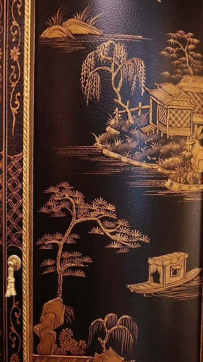 Chinoiserie Cabinet | Yip's Furniture | LD-1707 #paintedfurniture #classicwood #cabinet #vintage