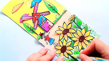 Sản phẩm mĩ thuật với các lớp cảnh/Mĩ thuật lớp 4 /tranh phong cảnh 