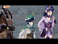 Venti, Zhongli, and Raiden Shogun vs Dainsleif | Genshin Impact