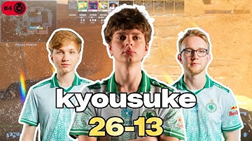 KYOUSUKE 26-13 w/m0NESY/TeSeS EU FACEIT POV (Mirage) | 4978 ELO