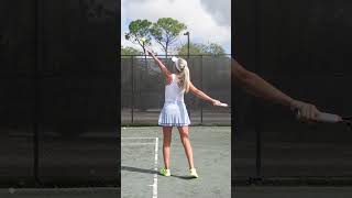 EASY serve technique under 1 minute | Tennis Serve | #tennis