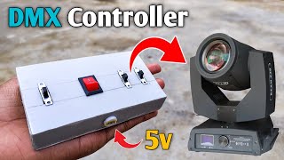 How To Make Sharpy Light DMX Controller at Home With Cardboard | Sharpy light Remote Kaise Banaye