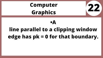 Liang-Barsky Clipping | Clipping Algorithm Computer Graphics in Hindi Urdu Lecture 22