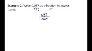 3.6 Convert Decimal to Fraction Ex2