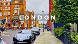 Best London Walking Tour | Knightsbridge to South Kensington | 4K HDR