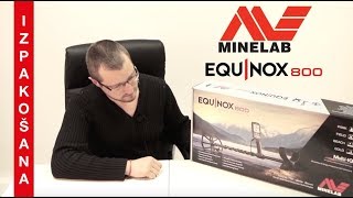 Minelab Equinox 800 izpakošana - Morex Detektori