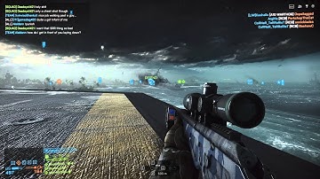Battlefield 4 Sniping with a 40x zoom scope