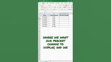 How to Calculate Percent Change in Excel
