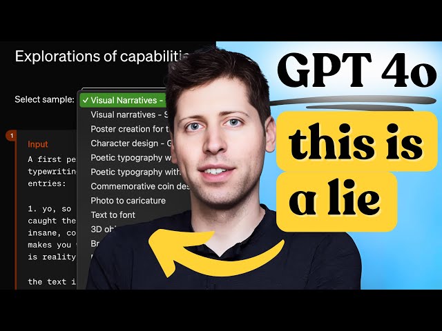 Debunking OpenAI Fake GPT 4o Demos. This is Not OK class=