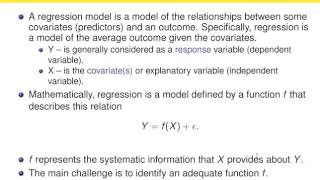 VideoLecture6a: Simple Linear Regression