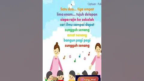 Lagu anak anak "BANGUN PAGI" DAN Lirik