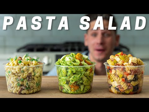 PASTA SALAD 3 WAYS Literally The Best Pasta Salads I39ve Ever Had