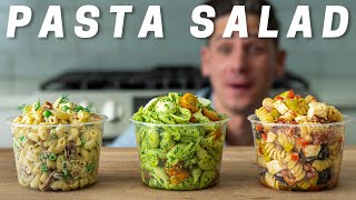 PASTA SALAD 3 WAYS (Literally The Best Pasta Salads I've Ever Had) screenshot 1