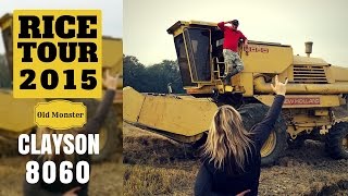 New Holland Clayson 8060 + stripper header - RICE TOUR 2015 - [ITA/ENG]