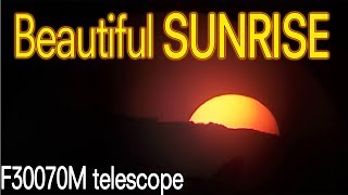 Beautiful Sunrise Through F30070M Telescope By Itsmkumar