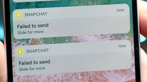 How To FIX Snapchats Failed To Send! (2021)
