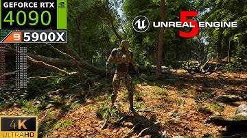 UE5 Forest Biome DEMO | RTX 4090 Gaming Trio 4K | Ryzen 9 5900X