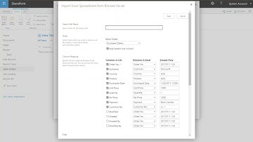 Automatically import data from an Excel spreadsheet to a SharePoint list by schedule