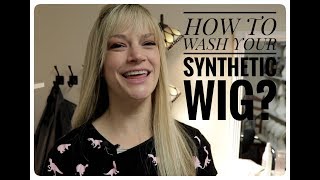 HOW TO WASH YOUR SYNTHETIC HAIR WIG?