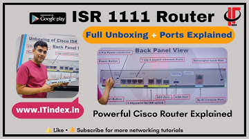 📦 Cisco ISR 1111 Router Unboxing & First Look | Features, Ports, IOS XE Explained | ITindex