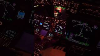 Boeing 747 Night Landing