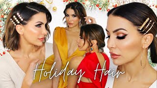 Super EASY Holiday Hair Looks that WOW!