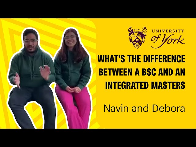 What's the difference between a BSc and an Integrated Masters?