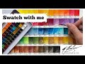 Swatch with me: all 70 M. Graham watercolors