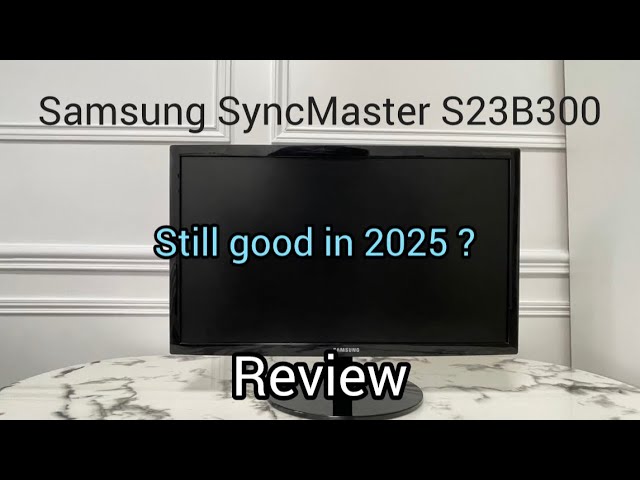 Samsung SyncMaster S23B300 Review - Still Worth It In 2025 ? - YouTube